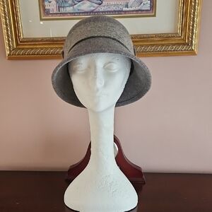 Stylish Gray Wool  Felt Hat